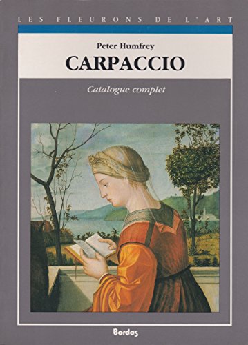 Stock image for CARPACCIO (Ancienne Edition) for sale by Ammareal