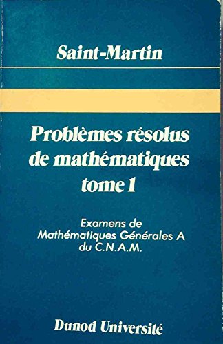 Imagen de archivo de ST-MARTIN/PB RES.MATH.1 a la venta por medimops