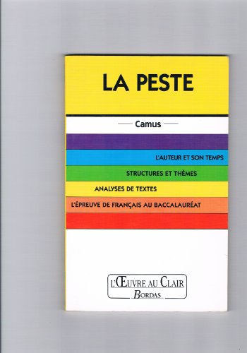 9782040194536: "La peste", Camus (L'Oeuvre Au Clair)