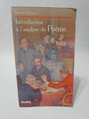 Beispielbild fr Introduction  l'analyse du pome zum Verkauf von Better World Books