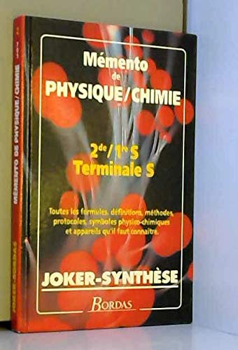 9782040282448: JOKE FORM PHYSIQUE CHIMIE (Ancienne Edition)