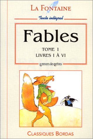 9782040284794: LA FONTAINE/ULB FABLES T.1 NP (Ancienne Edition)