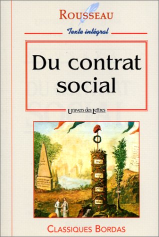 Beispielbild fr ROUSSEAU/ULB CONTRAT SOCIAL NP (Ancienne Edition) zum Verkauf von Ammareal