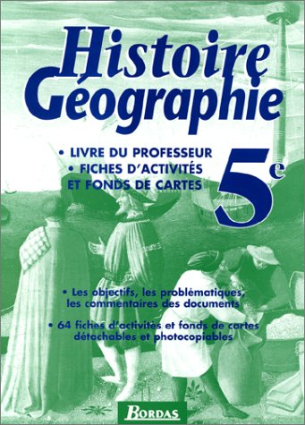 HISTOIRE GEOGRAPHIE 5EME PROFESSEUR 97 (9782040285753) by Marie Stern; GÃ©rard Hugonie; Rasteter