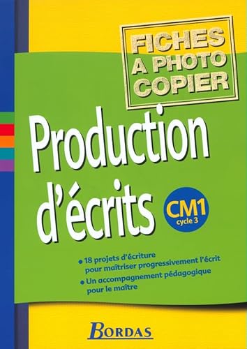 Stock image for Production d'crits, cycle 3 : CM1 (Fiches) for sale by medimops