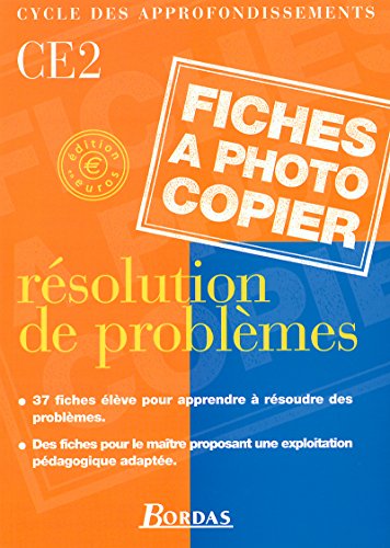 Stock image for Rsolution de problme, CE2 for sale by medimops