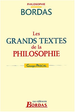 Beispielbild fr Les grands textes de la philosophie zum Verkauf von LeLivreVert
