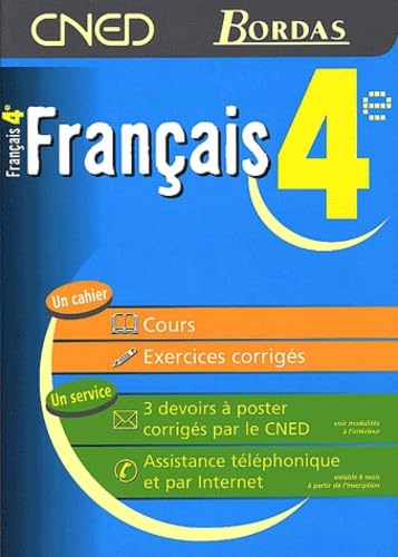 Imagen de archivo de Franais 4e. Cours. Exercices corrigs a la venta por Tamery