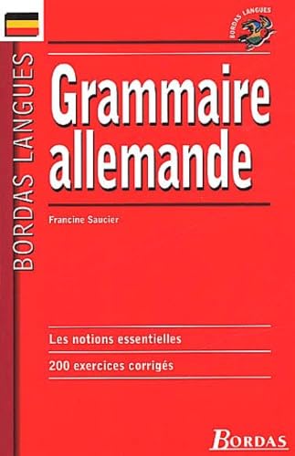 Imagen de archivo de Bordas langues : Grammaire allemande a la venta por Ammareal