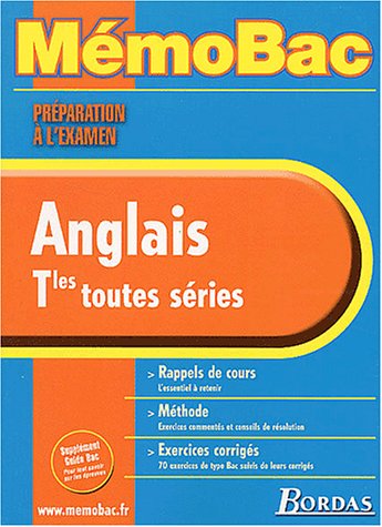 9782047302965: Anglais Terminales Toutes Series. Preparation A L'Examen