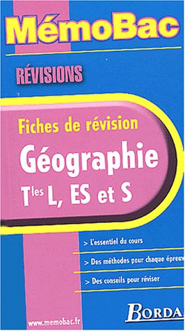 Imagen de archivo de MEMO REVISION GEOGRAPHIE TERM. (Ancienne Edition) a la venta por Ammareal