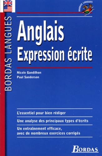 Imagen de archivo de Bordas Langues : Expression crite anglaise a la venta por medimops