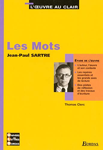 Stock image for Les mots (L'oeuvre au clair) for sale by medimops
