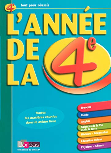 Stock image for L'AD LA 4E - TOUTES LES MATIERES REUNIES DANS LE MEME LIVRE (ancienne dition) for sale by Ammareal