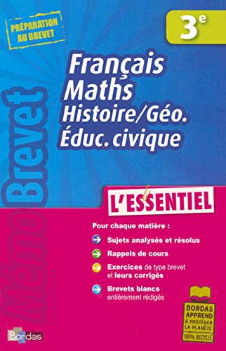 9782047309858: MEMOBREVET ESSENTIEL FR MATH: L'essentiel