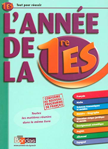 Stock image for L'ANNEE DE l'annee de la 1ere es toutes les matieres reunies dans le meme livre for sale by LiLi - La Libert des Livres