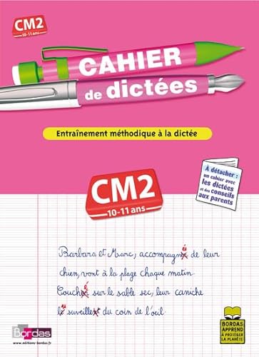 Beispielbild fr Cahier de dictes CM2 zum Verkauf von Ammareal