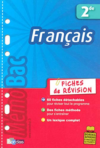 Stock image for Franais 2e : Fiches de rvision for sale by medimops