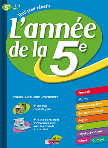 Stock image for L'ANNEE DE 5E - (Ancienne dition) for sale by medimops
