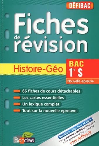 Beispielbild fr Histoire-Go Bac 1e S : Fiches de rvision zum Verkauf von Ammareal