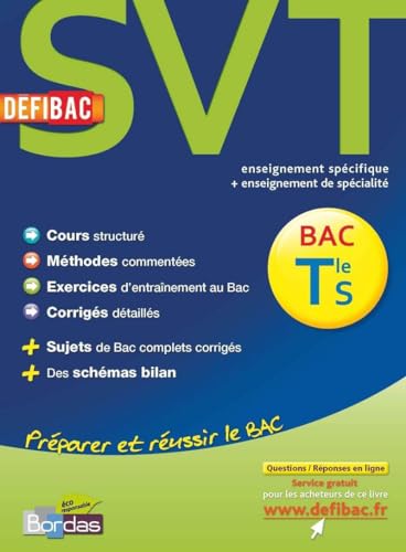 9782047318096: SVT bac Tle S: Enseignement spcifique et enseignement de spcialit