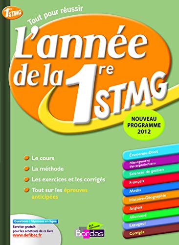 Stock image for L'ANNEE DE LA 1ERE STMG for sale by Ammareal