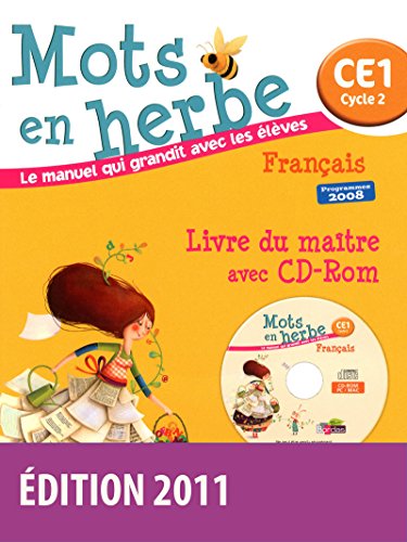 Stock image for Mots en herbe CE1 o Livre du matre avec CD-Rom for sale by Ammareal