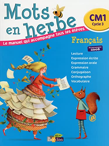 Beispielbild fr Mots En Herbe, Franais, Cm1, Cycle 3 : Le Manuel Qui Accompagne Tous Les lves zum Verkauf von RECYCLIVRE