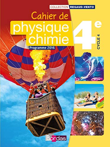 9782047333020: Cahier de Physique-Chimie 4e Cycle 4