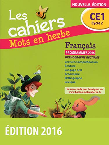 Beispielbild fr Mots en herbe Français CE1 2016 Cahier  l ve zum Verkauf von WorldofBooks