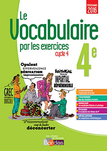 Beispielbild fr Le Vocabulaire par les exercices 4e zum Verkauf von Ammareal