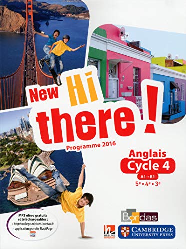 9782047335178: Anglais Cycle 4 (5e/4e/3e) A1-B1 New Hi There !