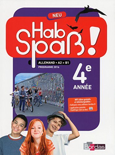 Stock image for Allemand 4e anne A2>B1 Hab Spass! neu for sale by Revaluation Books