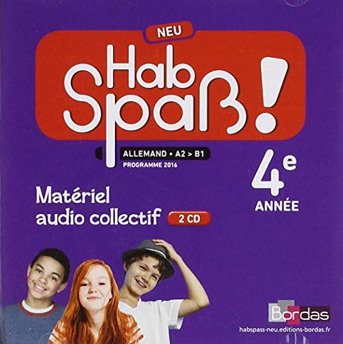 Stock image for Hab Spa ! Neu Allemand 4me anne - Matriel audio collectif 2018 for sale by Gallix