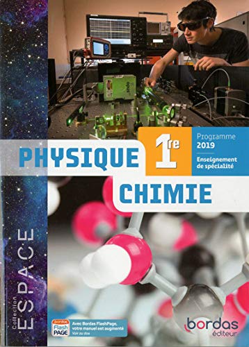 Stock image for ESPACE - Physique-Chimie 1re for sale by Ammareal