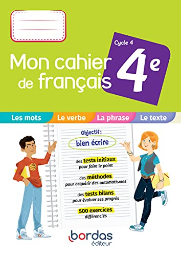 9782047337721: Franais 4e Cycle 4 Mon cahier de franais