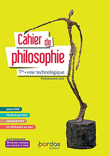 Beispielbild fr Cahier de philosophie Tle - Voie technologique 2021 zum Verkauf von Ammareal