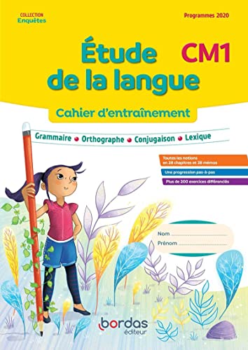 9782047339466: Enqutes au... - Etude de la langue CM1 - 2022 - Cahier - lve