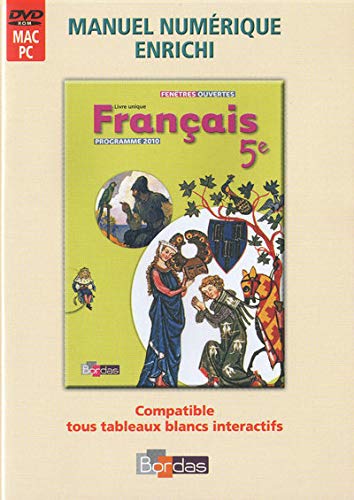 Stock image for Fentres ouvertes Franais 5e 2010 Manuel numrique enseignant sur DVD-Rom adoptant papier for sale by Buchpark