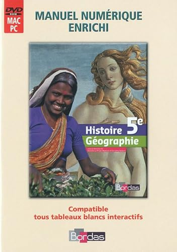 Stock image for Histoire Gographie 5e 2010 Manuel numrique enseignant sur DVD-Rom adoptant papier for sale by Buchpark