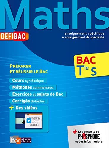 Beispielbild fr DfiBac Terminale S Maths Cours-Mthodes-Exercices zum Verkauf von Ammareal