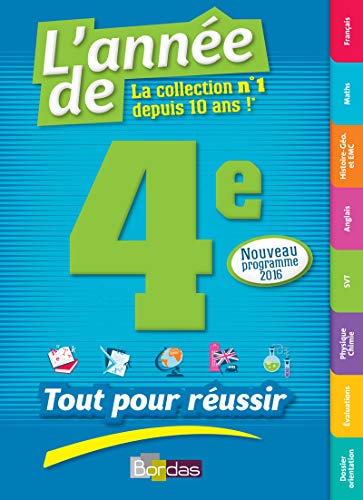 Beispielbild fr L'Anne de la 4e - Tout pour Russir - Nouveau programme 2016 zum Verkauf von Ammareal