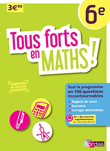 Imagen de archivo de Tous forts en Maths 6e - Nouveau programme 2016 a la venta por Ammareal