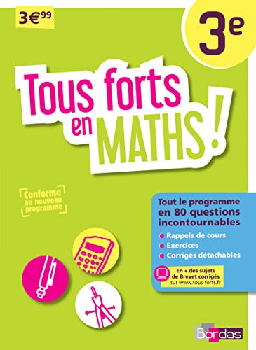Imagen de archivo de Tous Forts En Maths ! 3e a la venta por RECYCLIVRE