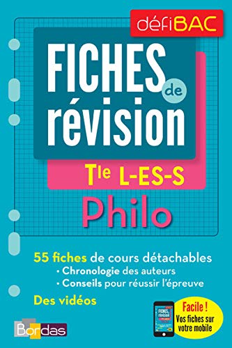 Stock image for Philosophie Tle L-ES-S: Fiches de rvision for sale by Ammareal