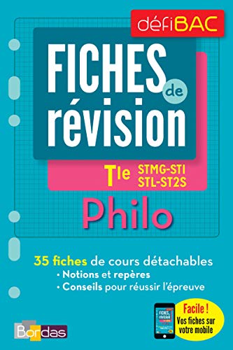 9782047355633: DfiBac - Fiches de rvision - Philosophie Tles STMG-SMS-ST2S-STL + OFFERT : vos fiches sur votre mobile