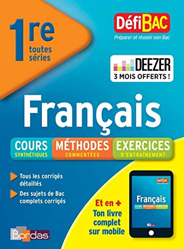 9782047356197: DfiBAC Franais - cours mthode exercices - critet oral - 1re Toutes sries