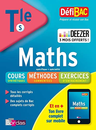 Stock image for DfiBac Maths Cours-Mthodes-Exercices Tle S for sale by MusicMagpie