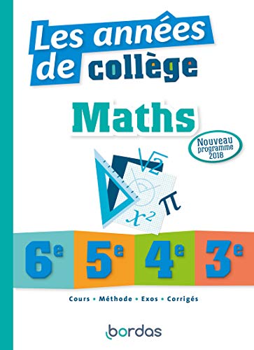 Stock image for Les annes de collge Maths for sale by Buchpark