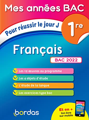 Stock image for Mes annes BAC - Cours-Exercices - Franais 1re - BAC 2021 for sale by Ammareal